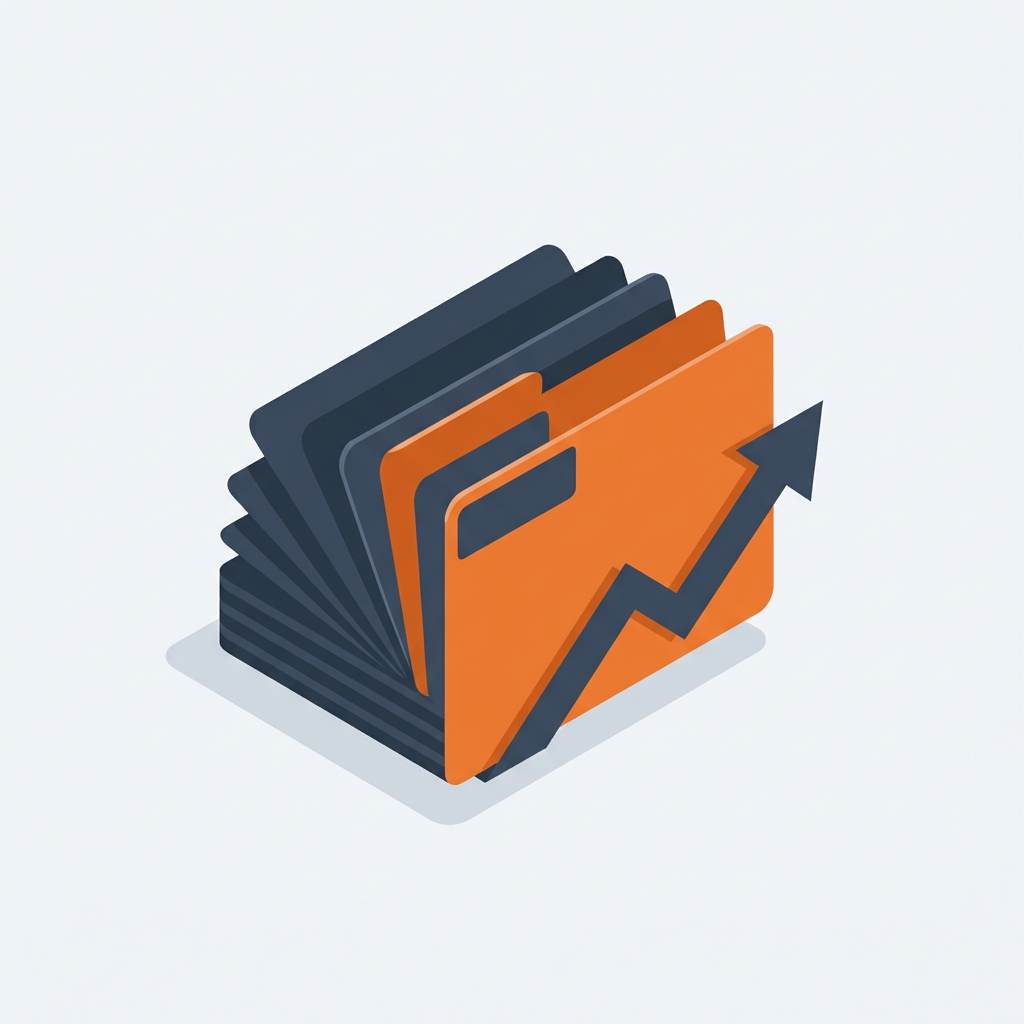 Growth plan — appointment cards with growth arrow